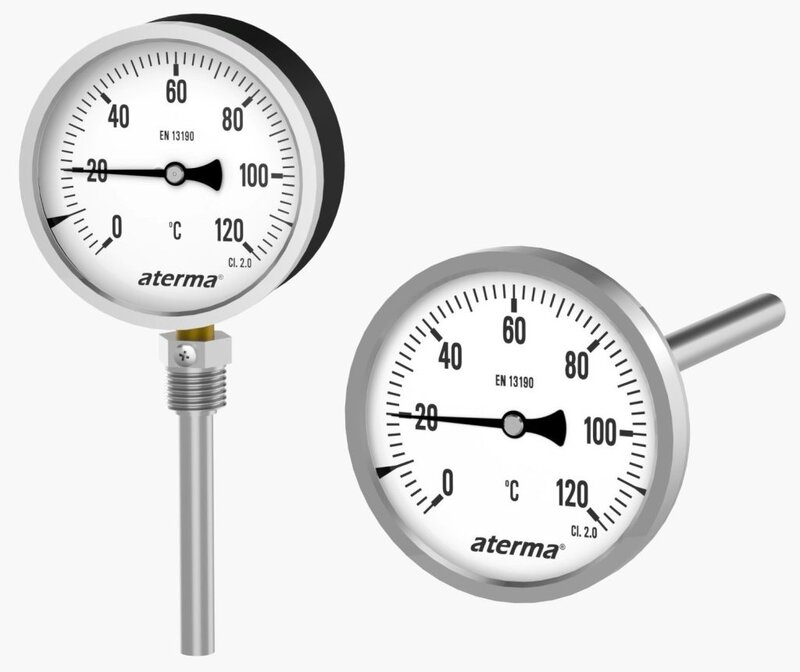 Aterma T Serisi Bimetal Termometreler — Aterma